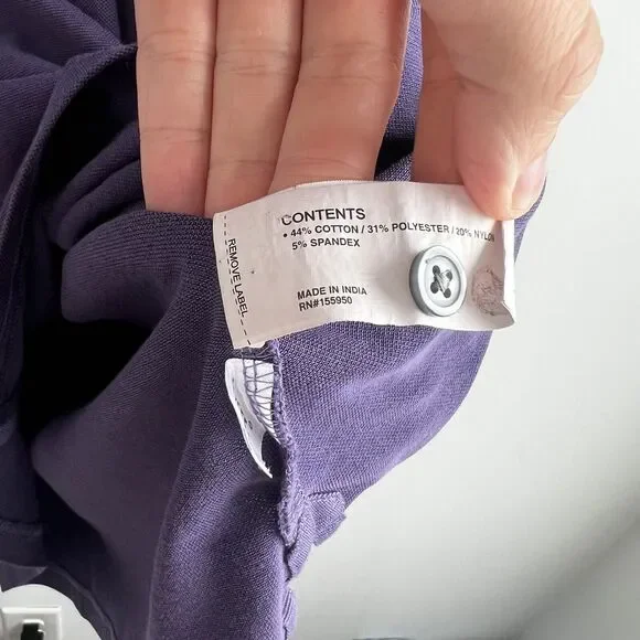 Greyson Golf Polo Shirt Mens XL Purple Short Sleeve Collared Shirt Logo Stretch - Picture 5 of 7